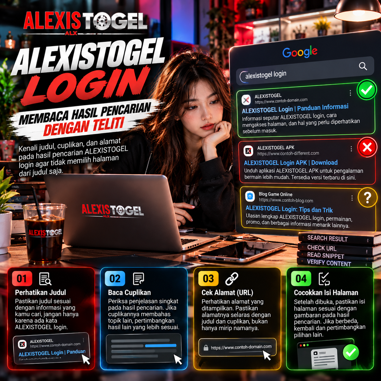 ALEXISTOGEL Login | Membaca Hasil Pencarian dengan Teliti